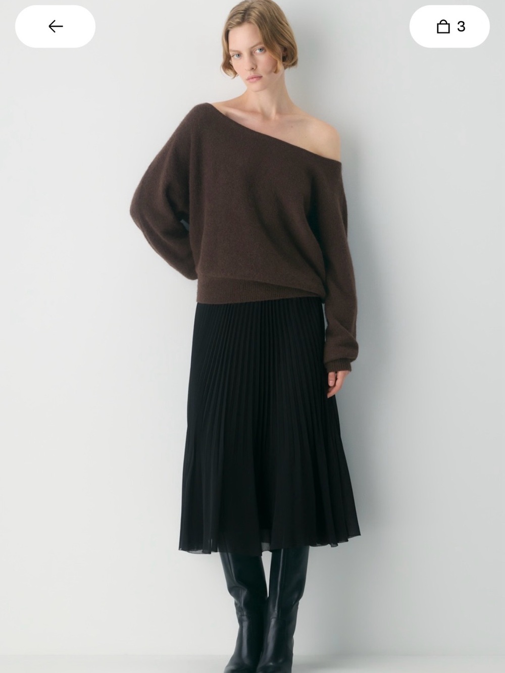 Aritzia Wilfred SoftSpoke Rhoda Sweater - S
